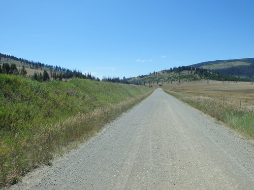 GDMBR: We road parallel to the tracks for about a mile.